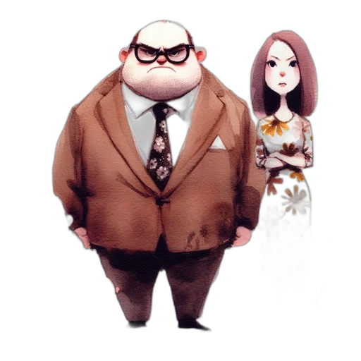 dress, staff, jacket, robot, concept art, fantasy art, comic book art, cartoon transparent PNG cut-out