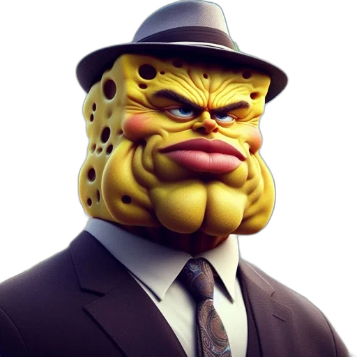 mask, face, hat, creature, 3d render, concept art, photorealistic, fantasy art transparent PNG cut-out