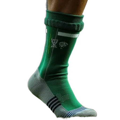 shoes, 3d render, green, seattle, sounders, sock transparent PNG cut-out