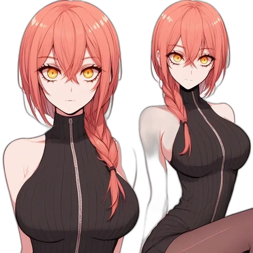 dress, jacket, anime, concept art, pixel art, cartoon, red, monochrome transparent PNG cut-out