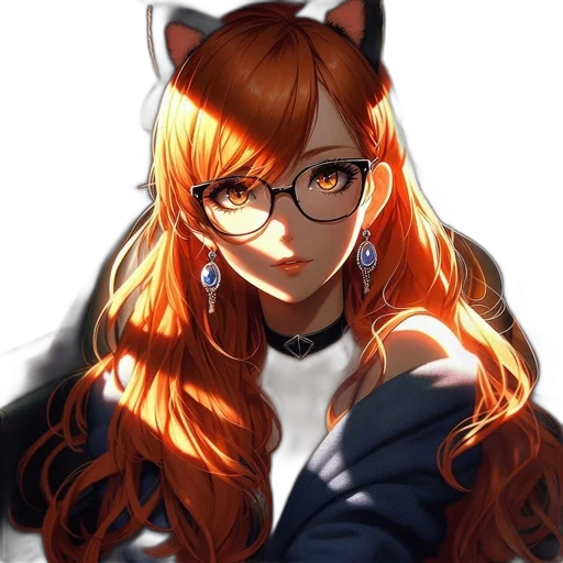 staff, dress, face, crown, anime, fantasy art, pixel art, cartoon transparent PNG cut-out