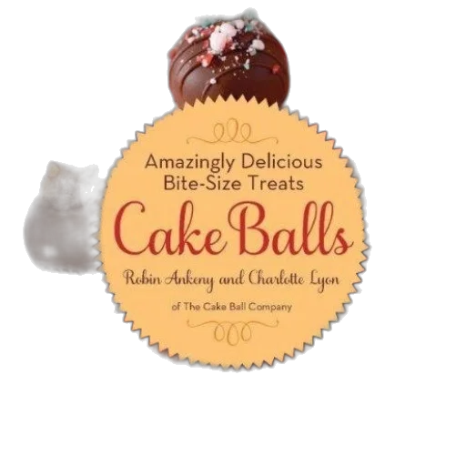 book, cover, featuring, various, cake, balls, title, amazingly transparent PNG cut-out