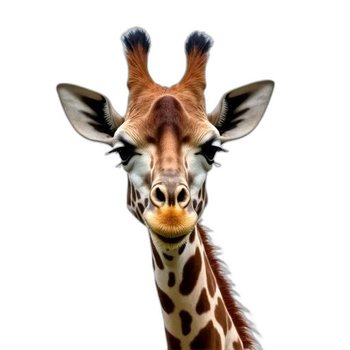 animal, face, creature, staff, photorealistic, 3d render, concept art, watercolor transparent PNG cut-out