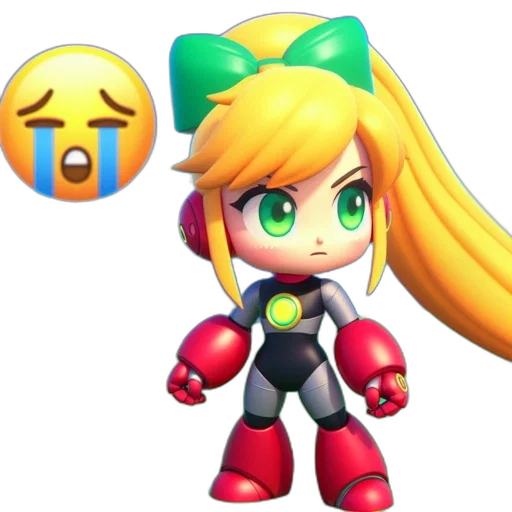 robot, face, pixel art, anime, concept art, 3d render, chibi-styled, figure transparent PNG cut-out