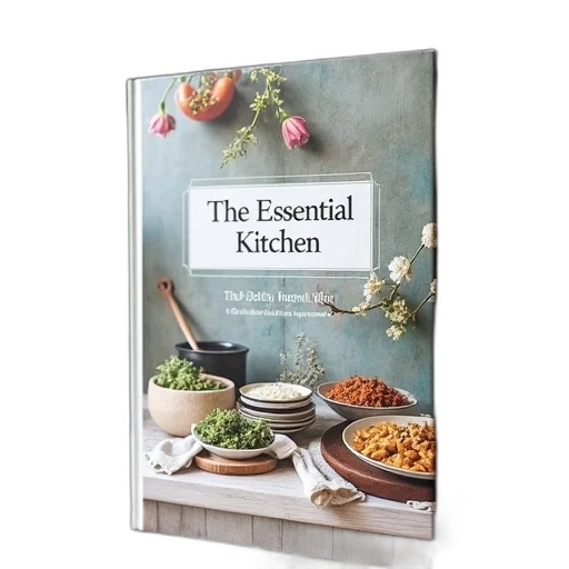 food, essential, kitchen, book transparent PNG cut-out