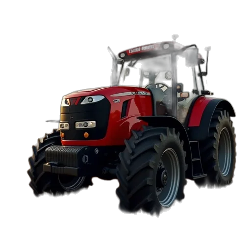 photorealistic, 3d render, concept art, new, tractor, farmer, simulator transparent PNG cut-out