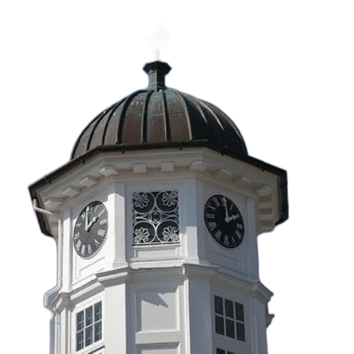 building, crown, umbrella, staff, 3d render, photorealistic, concept art, white transparent PNG cut-out
