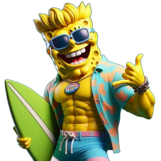 animal, creature, 3d render, concept art, vaporwave, cartoon, 3d-rendered, figure transparent PNG cut-out