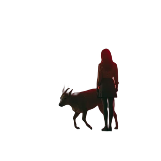 animal, creature, dress, staff transparent PNG cut-out