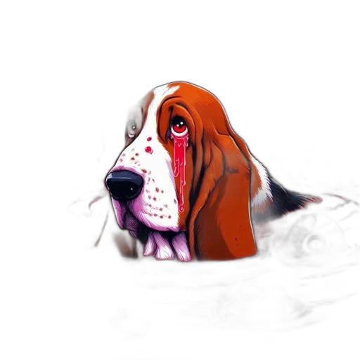 creature, animal, face, mask, watercolor, photorealistic, concept art, fantasy art transparent PNG cut-out