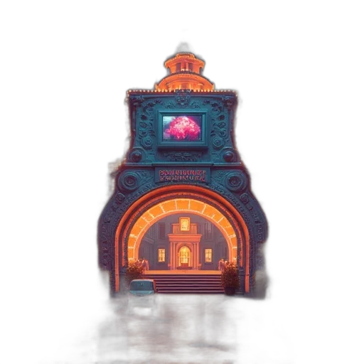 robot, building, furniture, bottle, concept art, 3d render, pixel art, watercolor transparent PNG cut-out