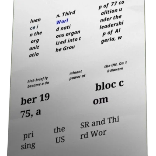 image, contains, text, discussing, influence, third, world, nations transparent PNG cut-out