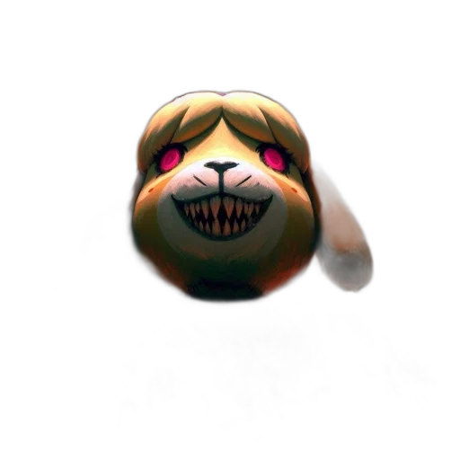 mask, creature, animal, staff, 3d render, concept art, pixel art, photorealistic transparent PNG cut-out