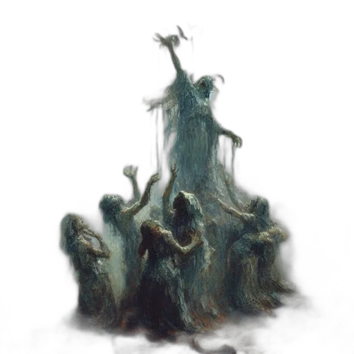 creature, tree, crown, dragon, concept art, fantasy art, watercolor, 3d render transparent PNG cut-out