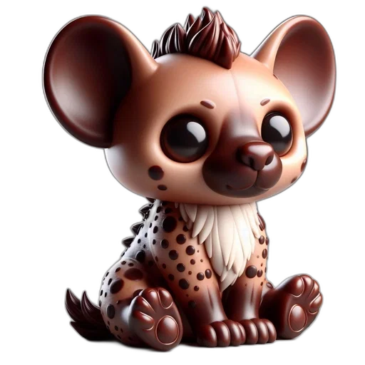 animal, creature, 3d render, concept art, fantasy art, photorealistic, hyena-like, unique transparent PNG cut-out