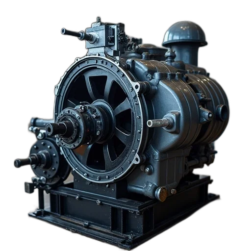 3d render, volvo, water, pump transparent PNG cut-out
