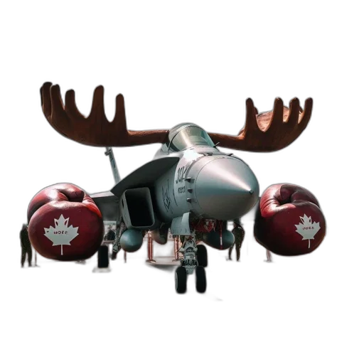 concept art, unconventional, fighter, jet, featuring, antler, decorations, maple transparent PNG cut-out