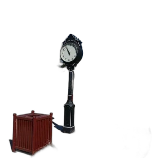 staff, furniture, robot, weapon, 3d render, photorealistic, clock, center transparent PNG cut-out