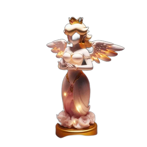 crown, jewelry, 3d render, concept art, fantasy art, elegant, winged, angel transparent PNG cut-out