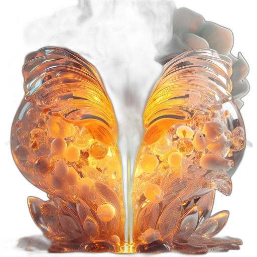 crown, mask, bottle, concept art, 3d render, photorealistic, fantasy art, fire transparent PNG cut-out