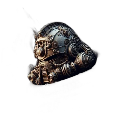 robot, weapon, staff, mask, concept art, photorealistic, fantasy art, 3d render transparent PNG cut-out