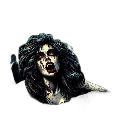 hair, staff, weapon, face, comic book art, concept art, fantasy art, photorealistic transparent PNG cut-out