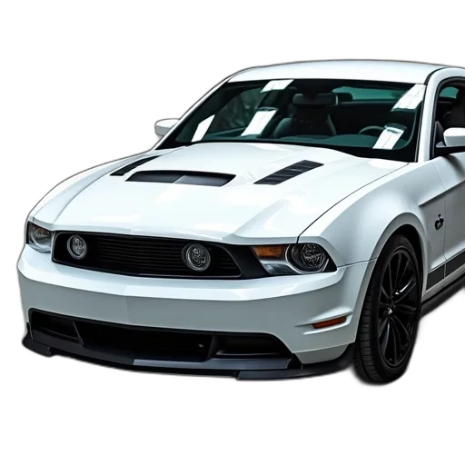 car, photorealistic, 3d render, hood transparent PNG cut-out