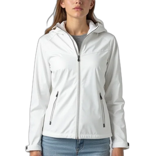 jacket, women, softshell, waterproof transparent PNG cut-out