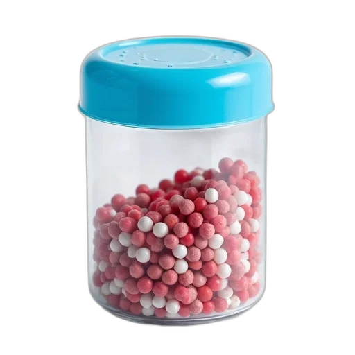 food, 3d render, pastel, blue, plastic, container, clear, lid transparent PNG cut-out