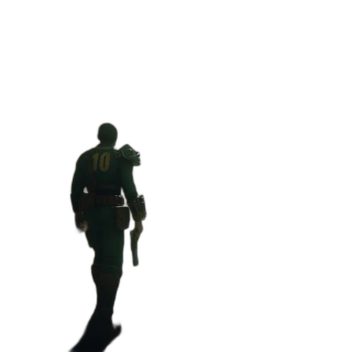 staff, robot, jacket, weapon, 3d render, concept art, pixel art, photorealistic transparent PNG cut-out