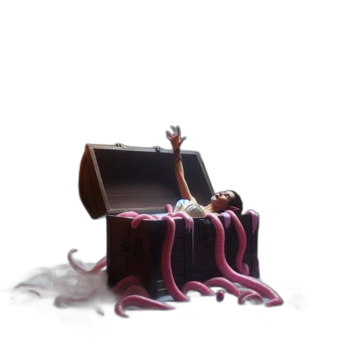 furniture, hair, food, creature, concept art, 3d render, pixel art, fantasy art transparent PNG cut-out