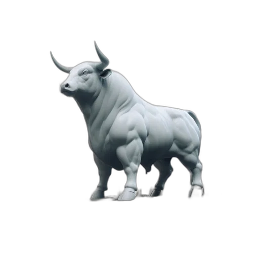 animal, dragon, 3d render, photorealistic, concept art, massive, gray, bull transparent PNG cut-out