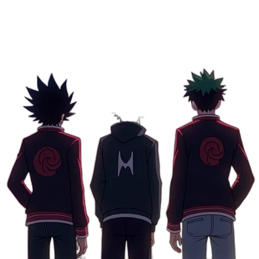 jacket, crown, anime, concept art, pixel art, comic book art, red, dark transparent PNG cut-out