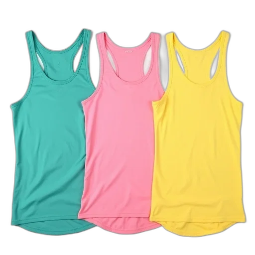 dress, neon, pastel, colorful, monochrome, collection, three, tank transparent PNG cut-out