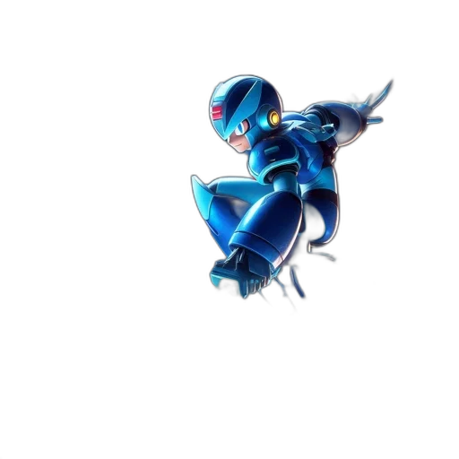 robot, dragon, weapon, staff, 3d render, pixel art, concept art, vaporwave transparent PNG cut-out
