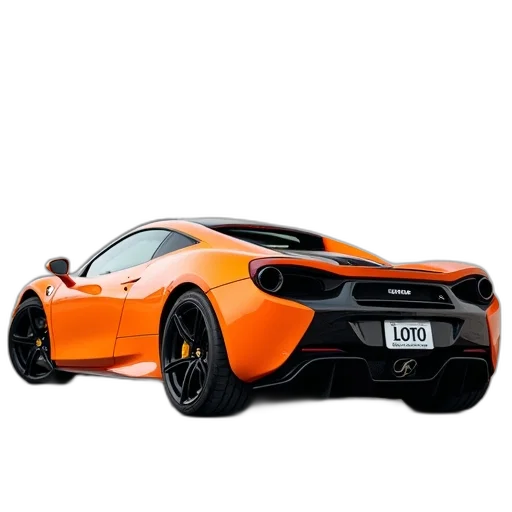 car, weapon, 3d render, photorealistic, concept art, bright, orange, sports transparent PNG cut-out
