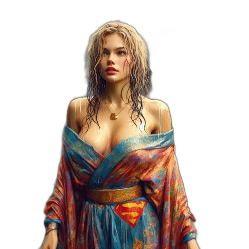 dress, face, jewelry, jacket, fantasy art, concept art, photorealistic, oil painting transparent PNG cut-out
