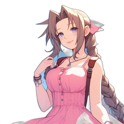 dress, staff, robot, anime, pixel art, cartoon, fantasy art, pastel transparent PNG cut-out