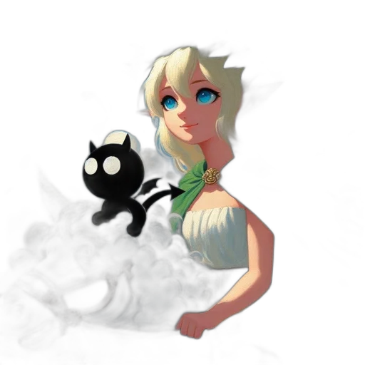 mask, staff, dress, face, concept art, pixel art, fantasy art, 3d render transparent PNG cut-out