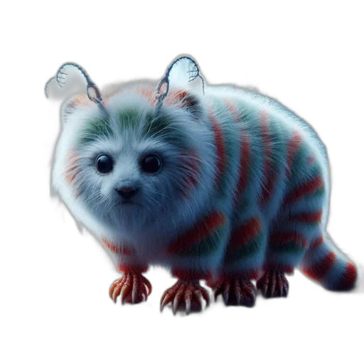 creature, animal, dragon, robot, 3d render, concept art, photorealistic, vaporwave transparent PNG cut-out