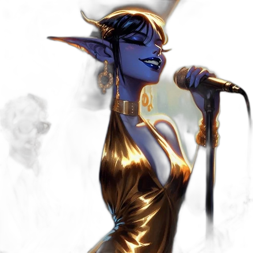 staff, dress, jewelry, concept art, fantasy art, comic book art, pixel art, neon lights transparent PNG cut-out