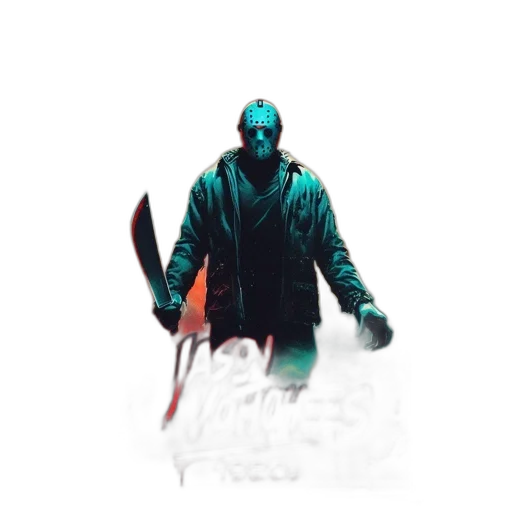 jacket, mask, weapon, creature, concept art, 3d render, comic book art, pixel art transparent PNG cut-out