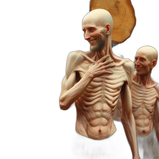 food, creature, face, concept art, 3d render, photorealistic, fantasy art, group transparent PNG cut-out