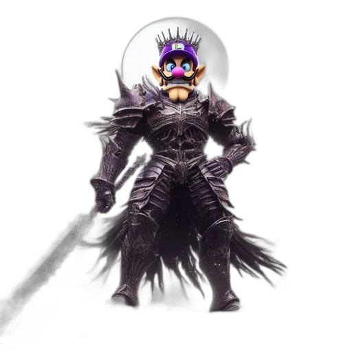 mask, staff, weapon, robot, concept art, fantasy art, pixel art, 3d render transparent PNG cut-out