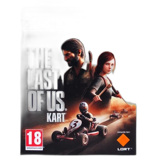 concept art, 3d render, cover, art, ps3, game, last, kart transparent PNG cut-out