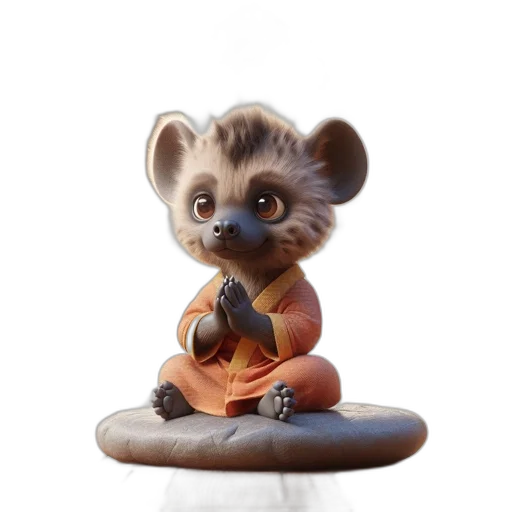 staff, animal, concept art, 3d render, fantasy art, photorealistic, small, furry transparent PNG cut-out