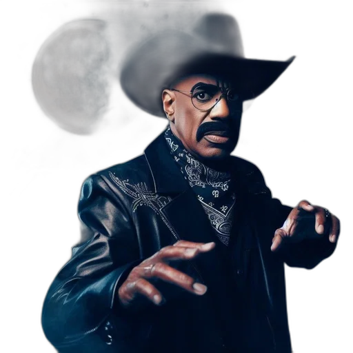 jacket, hat, staff, face, concept art, comic book art, photorealistic, pixel art transparent PNG cut-out