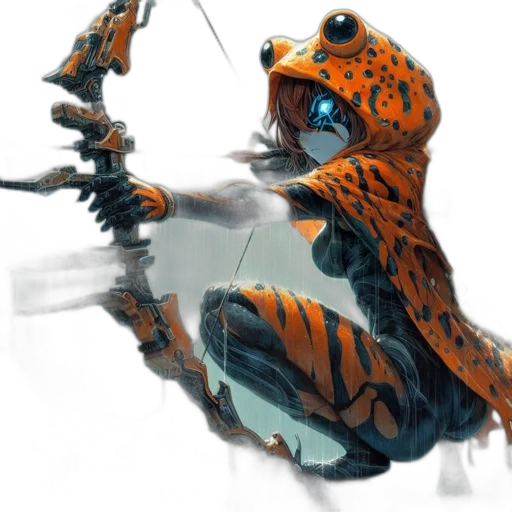 robot, animal, weapon, creature, concept art, fantasy art, 3d render, cyberpunk transparent PNG cut-out