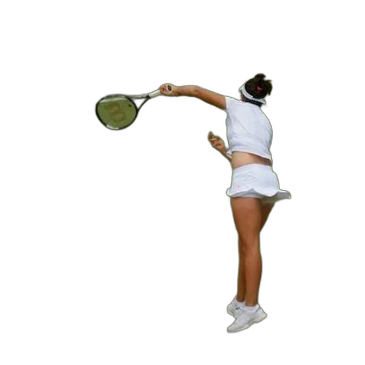 staff, 3d render, pixel art, photorealistic, woman, white, tennis, outfit transparent PNG cut-out