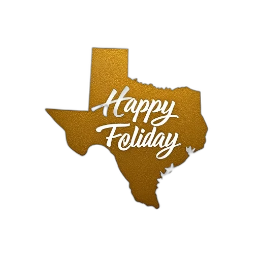 happy, holiday, texas, card transparent PNG cut-out